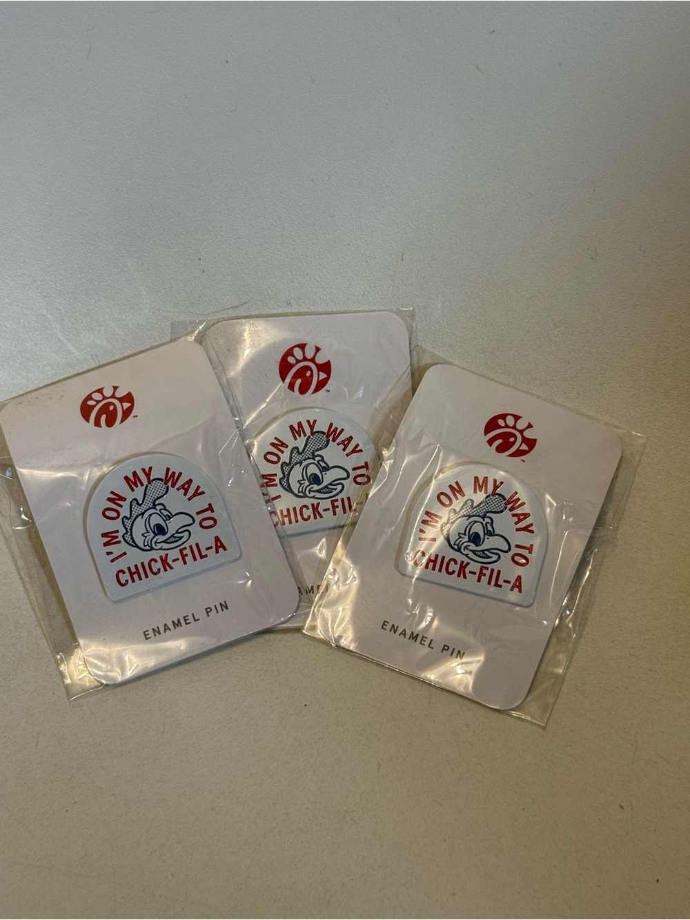 'On My Way To' Chick-Fil-A Enamel Pin